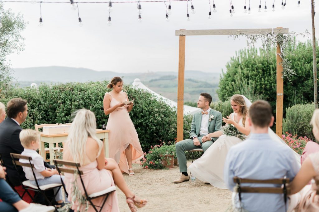 Bruiloft in Toscane Italië